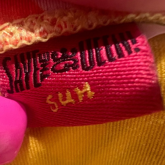 Rare save the queen bikini. Bottom adjustable ties on the sides - Picture 2 of 5